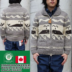 Canadian Sweater Company Ltd. Z[^[ Y CANADIAN SWEATER nhCh zG[ WPbg JE` WHALE JACKET GREY Ji_