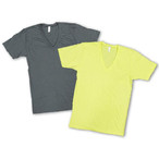 AJAp TVc Y American Apparel Fine Jersey S V-Neck T-Shirt 2Zbg VlbN AAp