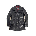 Vbg g RpNg R[g Y SCHOTT JEnCh J[ ubN o_i~NICv[g Lightweight Cowhide Fitted Retro Carcoat