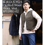 BURGUS PLUS Vc Y o[KXvX Quilted Wool Work Vest