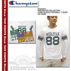 `sI TVc Y CHAMPION ROCHESTER COLLECTION LONG SLEEVE FOOTBALL T-SHIRT