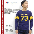 `sI TVc Y CHAMPION ROCHESTER COLLECTION LONG SLEEVE FOOTBALL T-SHIRT D2950