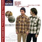 IRON HEART JWA Vc Y ACAn[g NEL CHECK WORK SHIRTS