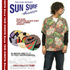 SUN SURF  Vc Y TT[t S RAYON ALOHA SHIRT CAPE JASMINE